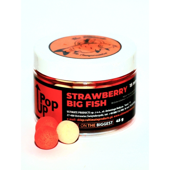 Ultimate Products Pop-Up Strawberry Big Fish 15mm